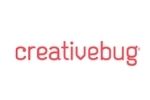 Creativebug logo in red text.